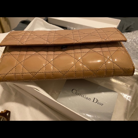 Christian Dior Canage Bifold Long Wallet on chain - Picture 6 of 16